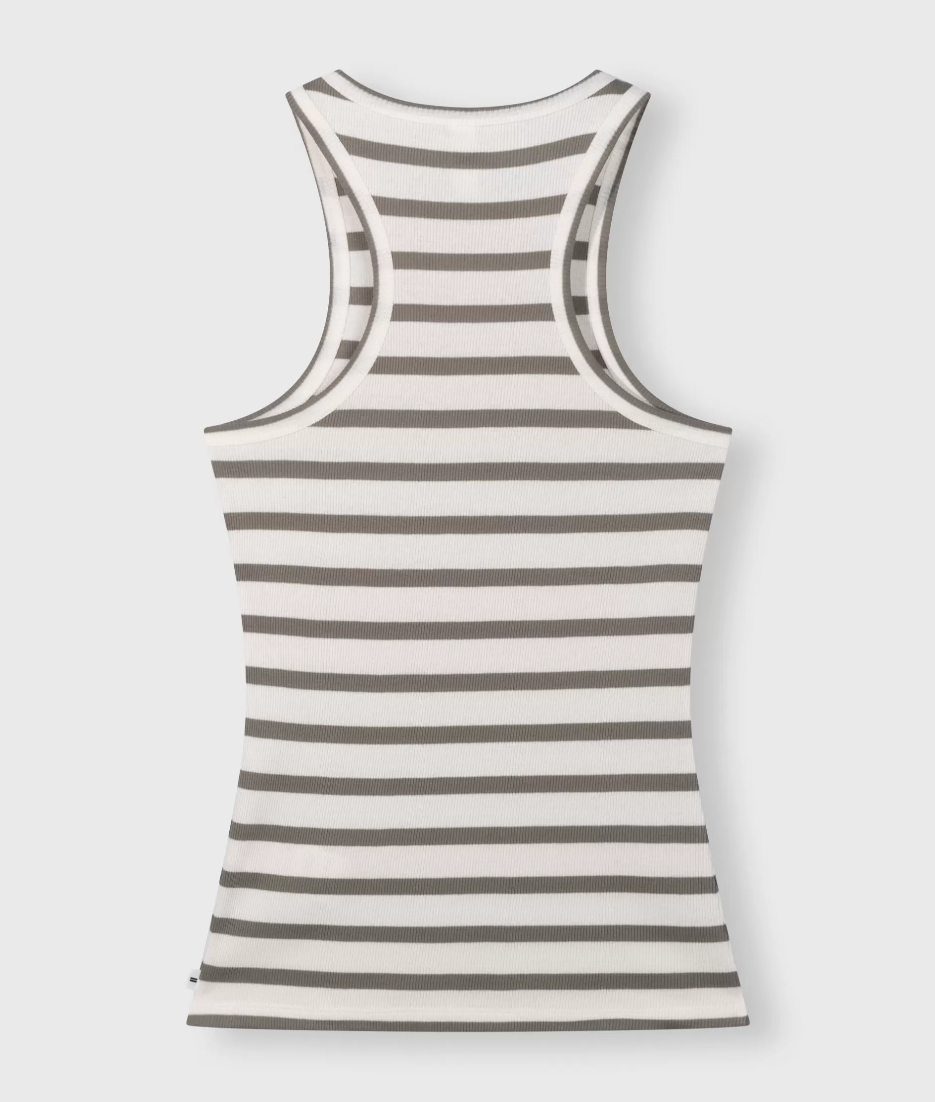 Maglietta Canottiera Donna 10DAYS - Strisce Ruvide in Cotone per Stile Fresco ed Elegante