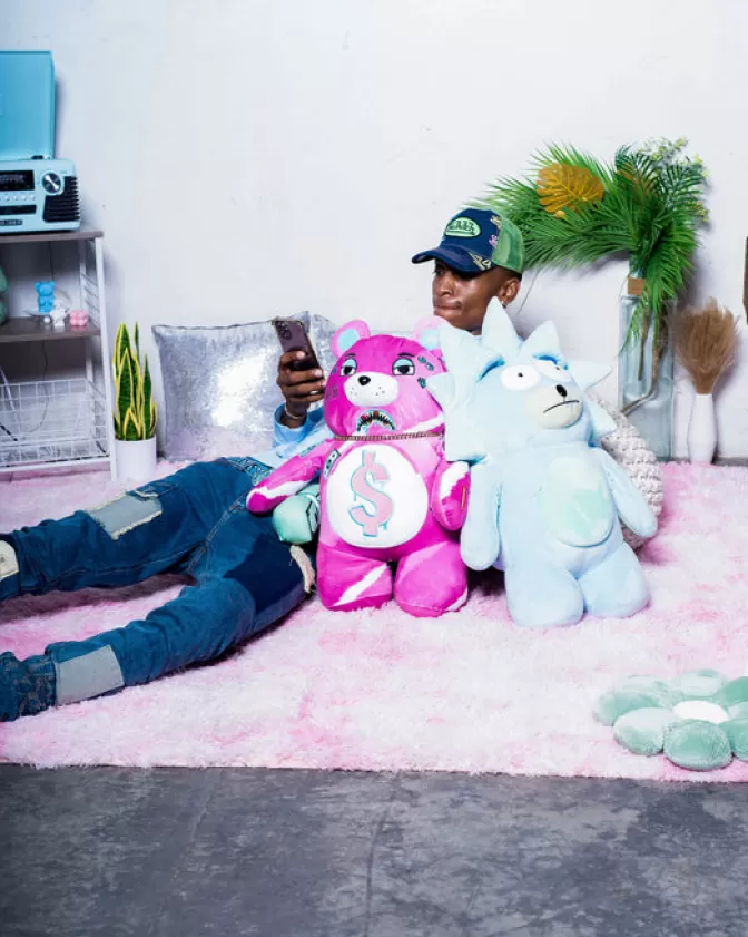 Zaini Sprayground in Edizione Speciale Orsetto - Design Unico Teddy Rick & Moneybear, Ideali per Stile e Funzionalità