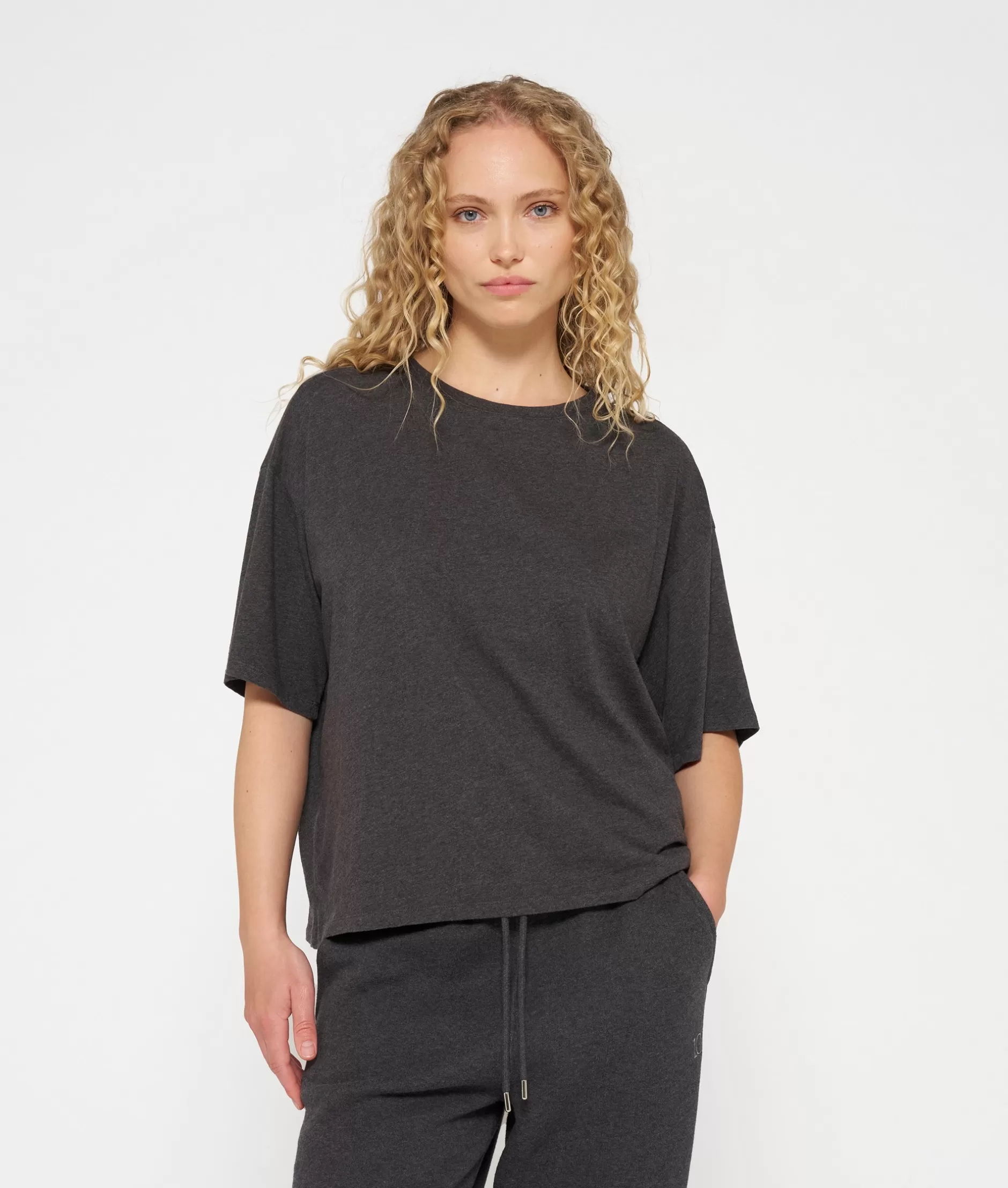Maglietta Donna 10-Days in Jersey - T-Shirt Comoda per Stile Casual Quotidiano