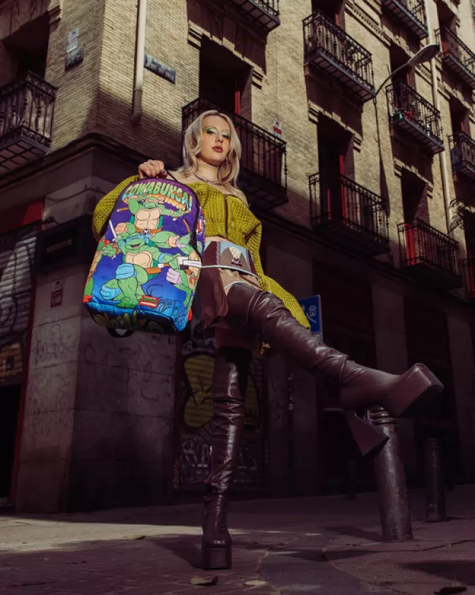 Zaini Sprayground - Collezione Tartarughe Ninja con Design Aggressivo per Avventure Urbane