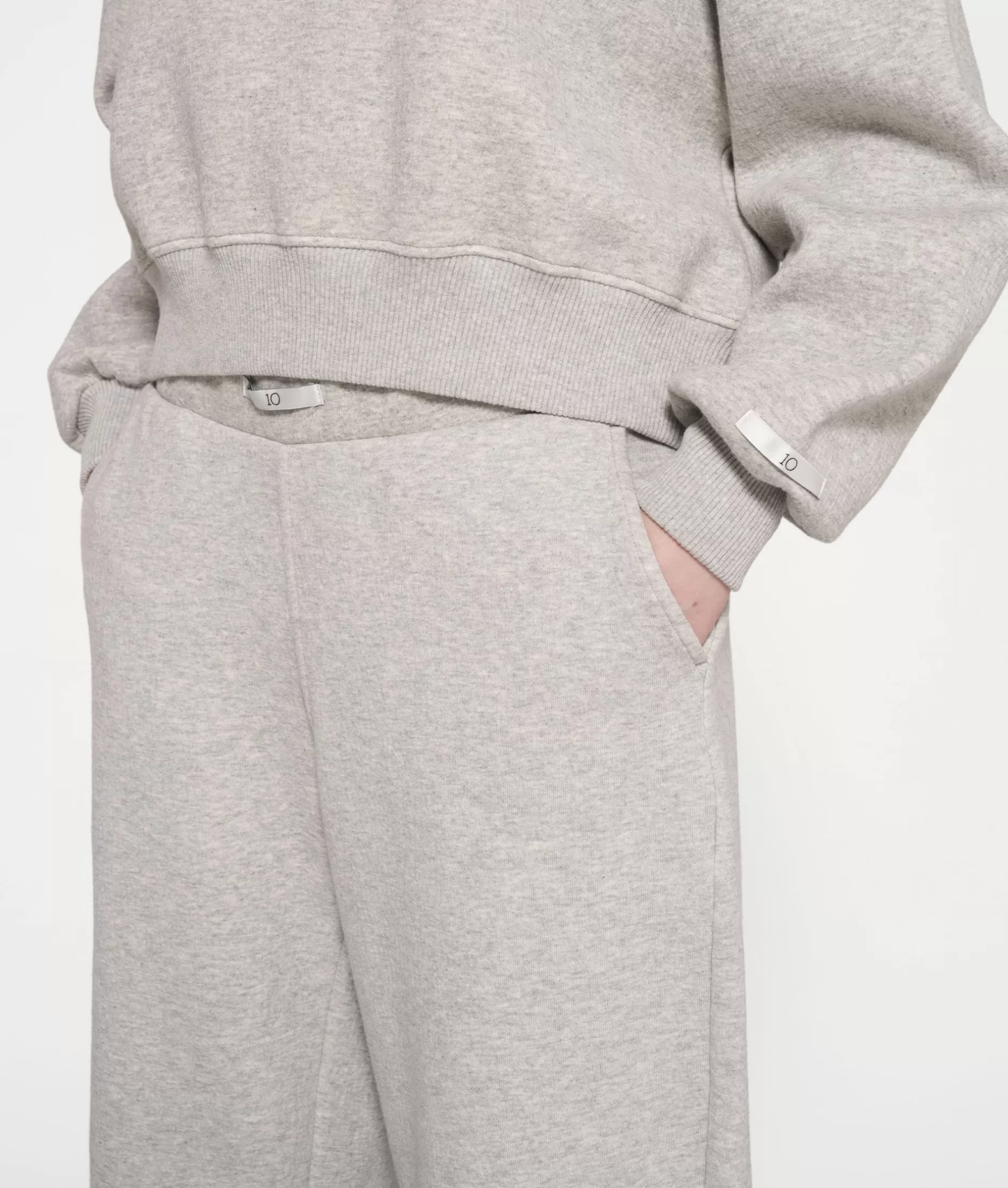 Pantaloni Sportivi Donna 10 Days in Pile Strutturato - Jogger Comodi con Morbida Chiusura a Vita Ideali per il Tempo Libero