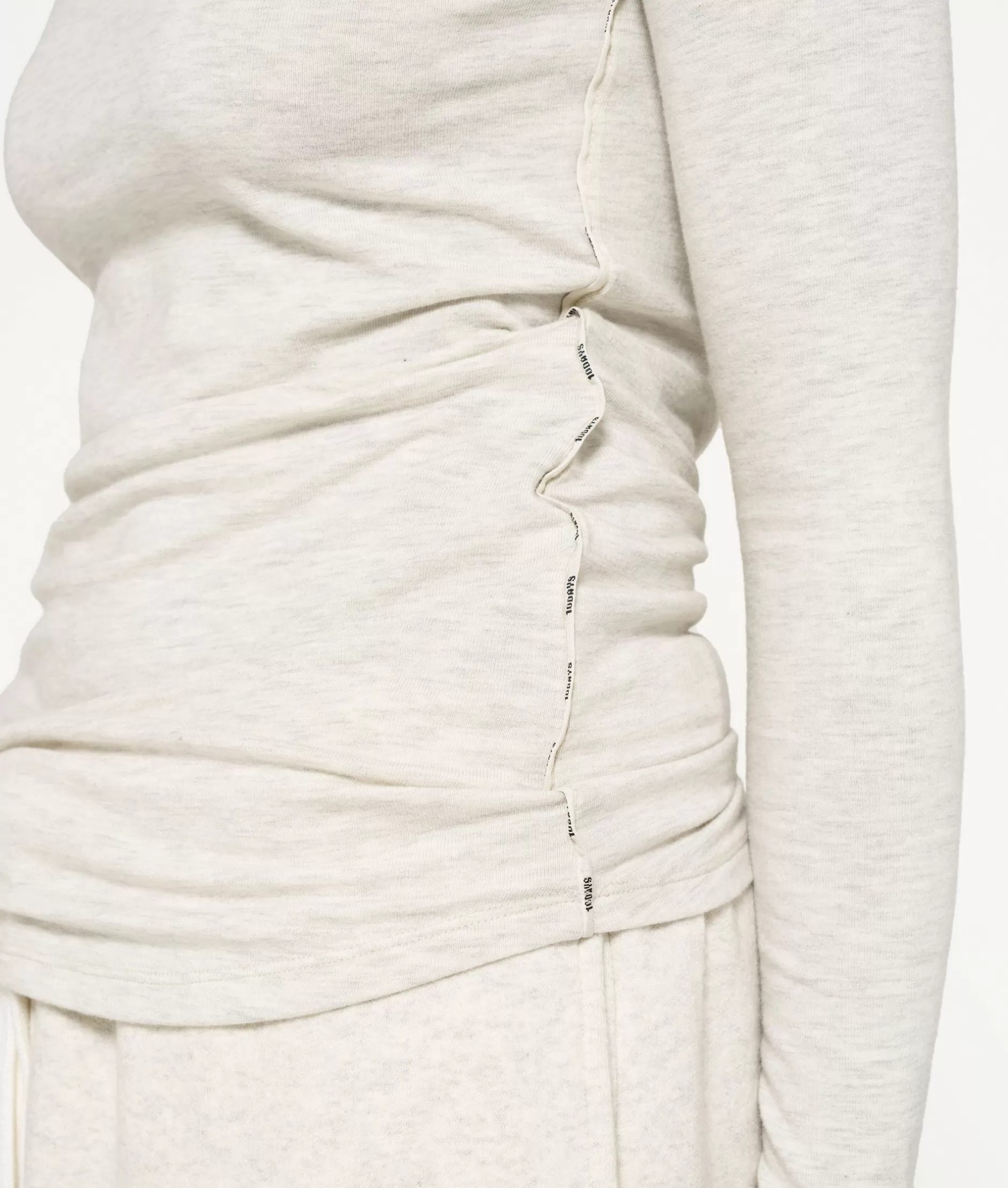 Maglietta con Scollo a Barchetta in Puro Cotone - T-Shirt Elegante a Manica Lunga per Donna, 10 Giorni di Comfort - Abbigliamento Casual con Taglio Oversize