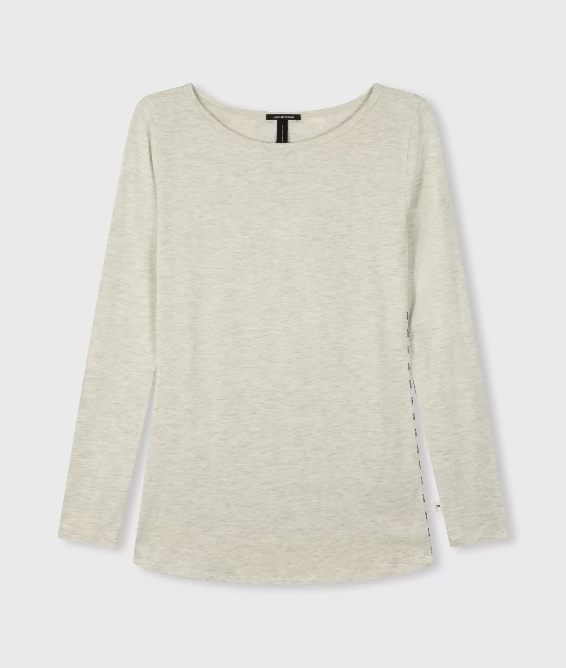 Maglietta con Scollo a Barchetta in Puro Cotone - T-Shirt Elegante a Manica Lunga per Donna, 10 Giorni di Comfort - Abbigliamento Casual con Taglio Oversize