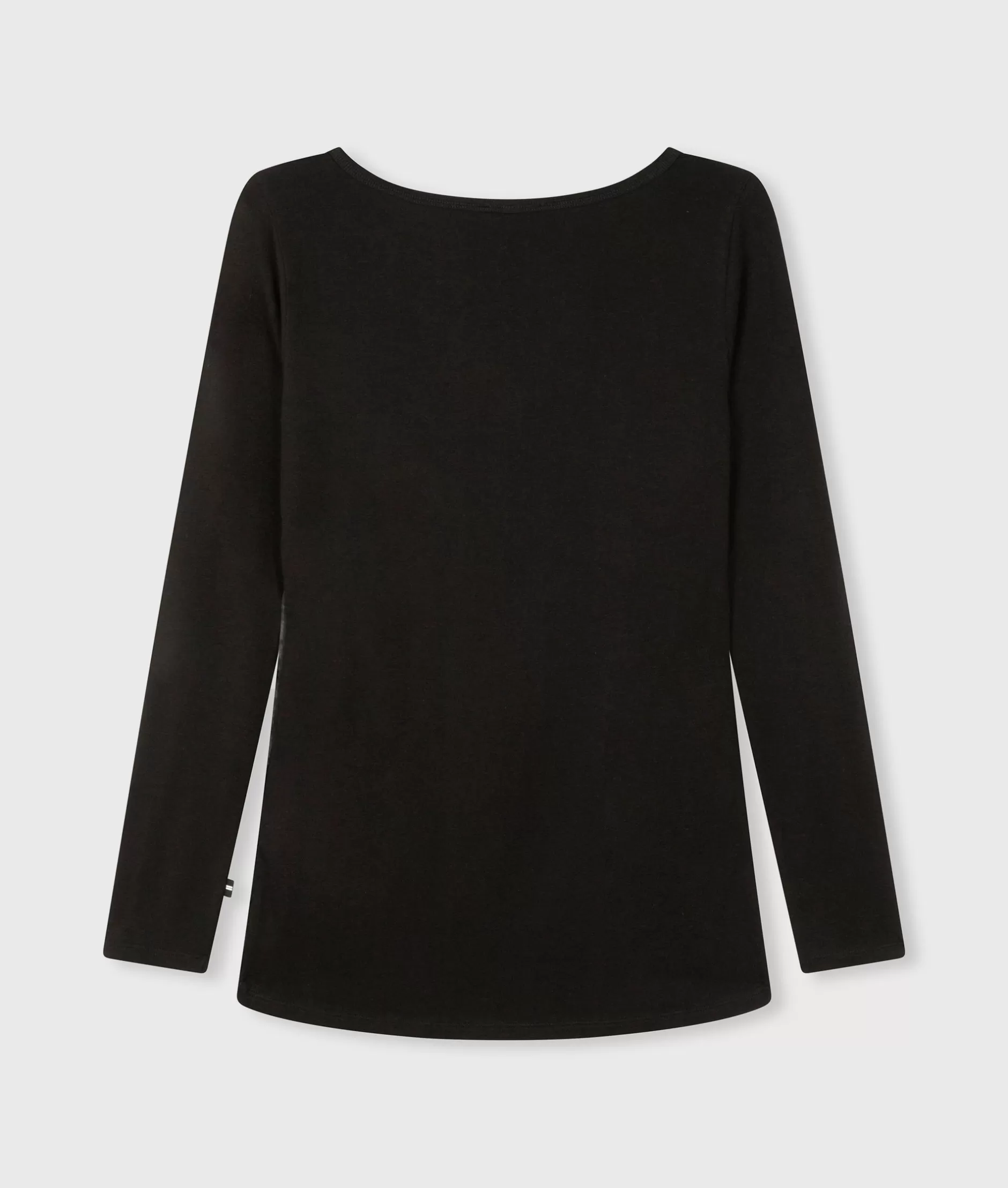 Maglia a Maniche Lunghe con Scollo a Barchetta - T-Shirt Confortevole in Cotone per Donna, Stile Minimal e Versatile per 10 Giorni di Abbinamenti, Ideale per Stilare un Guardaroba Essenziale