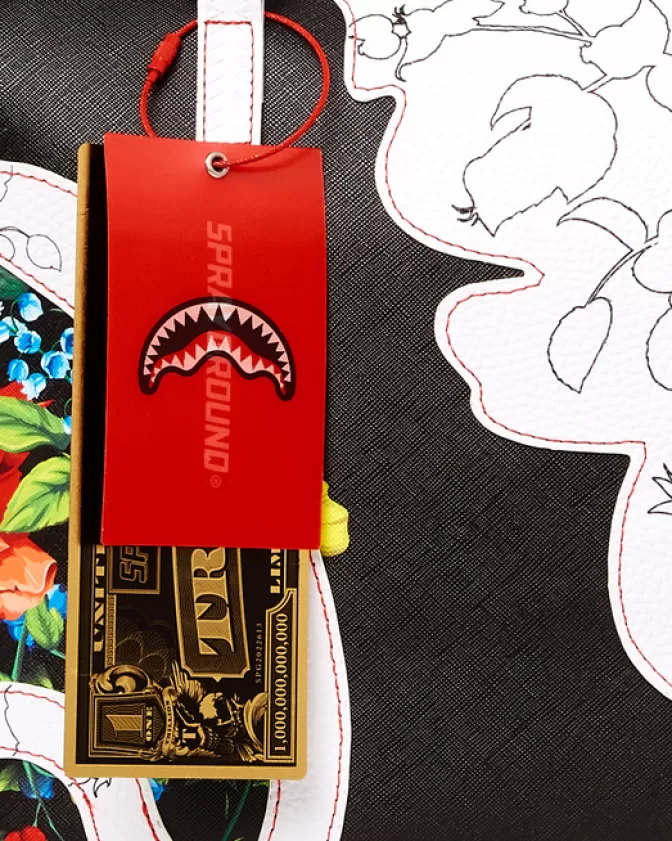 Sprayground - Shopping Bag in Tema Floreale con Dettagli Artistici | Borse Donna Stile Unico