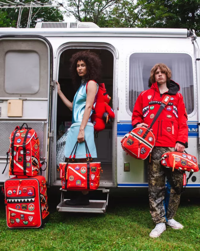 Sprayground Borsoni Viaggiatore - Zaino a Tracolla Capiente con Stile Urbano per Avventure senza Confini