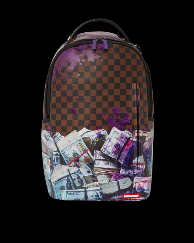 Zaino Sprayground Furto Urbano - Modello DLXV con Tasche Antifurto e Design Irriverente