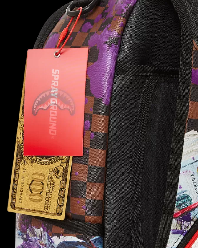 Zaino Sprayground Furto Urbano - Modello DLXV con Tasche Antifurto e Design Irriverente