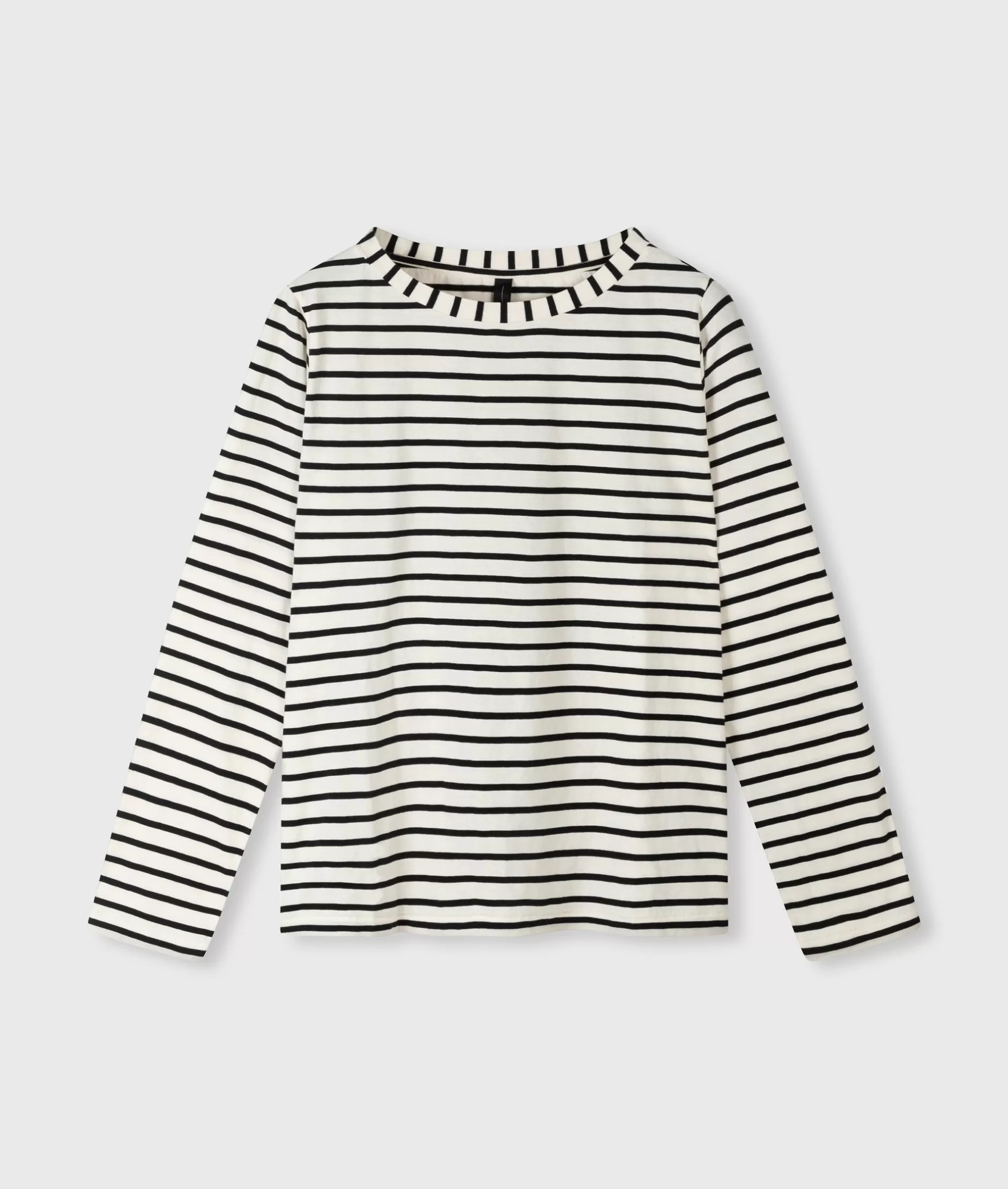 Maglietta Donna 10DAYS a Maniche Lunghe - Righe Moderne per Stile Casual Confortevole