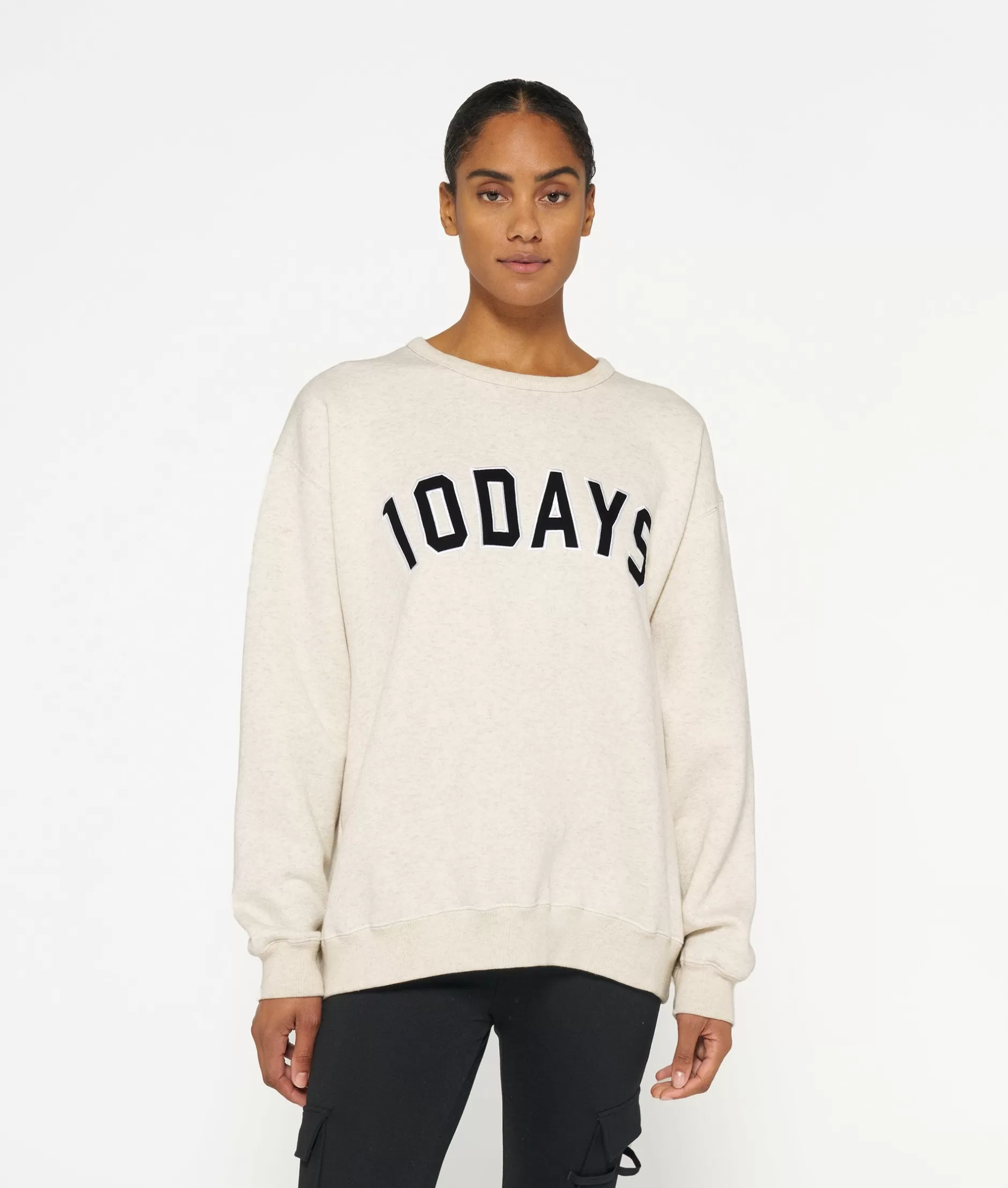 Felpa Donna 10-Giorni - Maglione Iconico con Stile Unico e Design Esclusivo