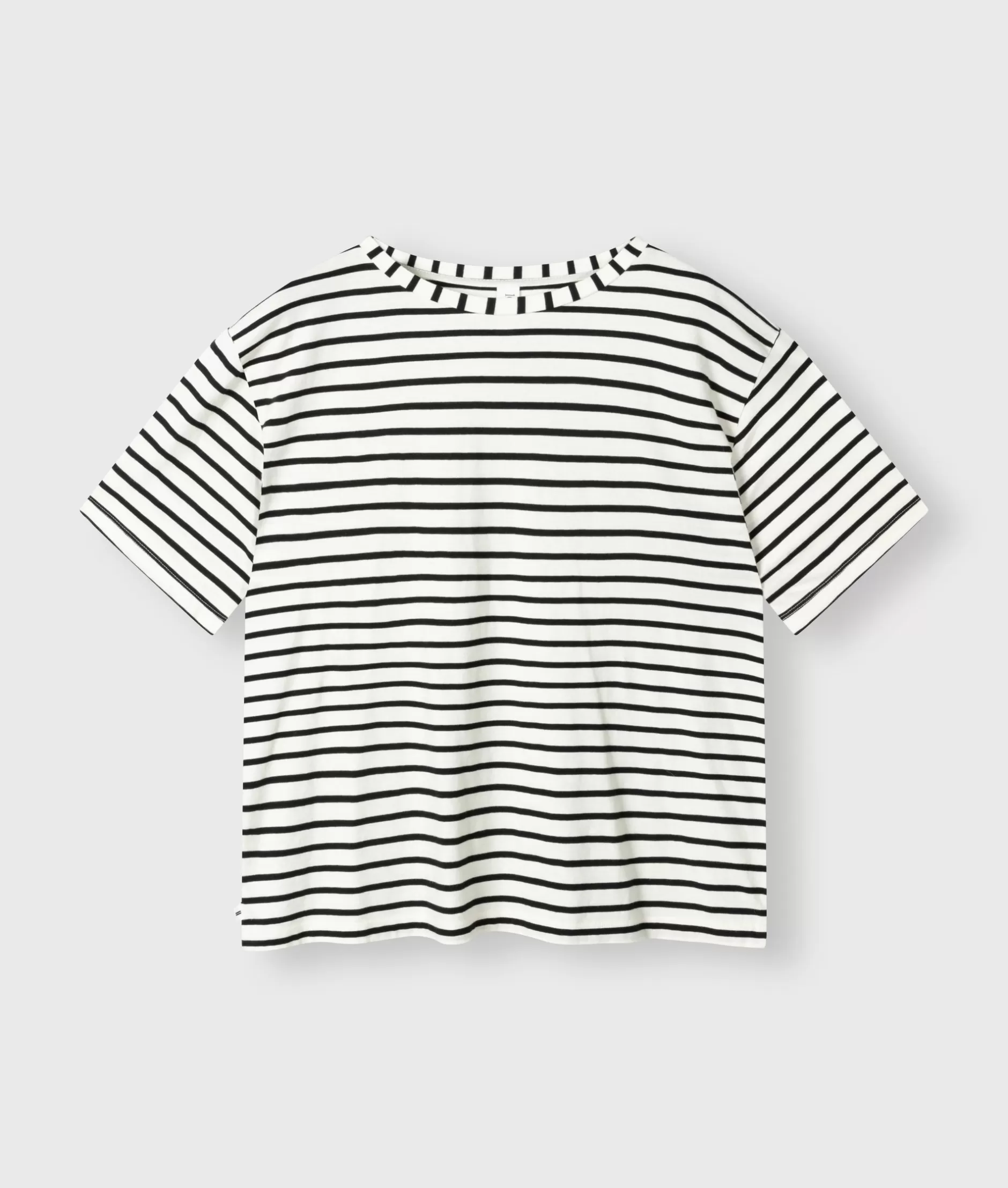 Maglietta Donna 10DAYS - Strisce Moderne in Cotone Essenziale, Design Versatile per Stilismo Casual