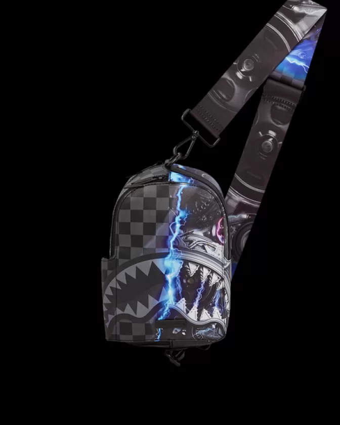 Sprayground Essential Zaino Convertibile - Borse Crossbody Stile Urban con Design Futuristico