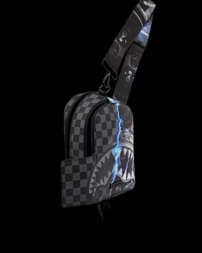 Sprayground Essential Zaino Convertibile - Borse Crossbody Stile Urban con Design Futuristico