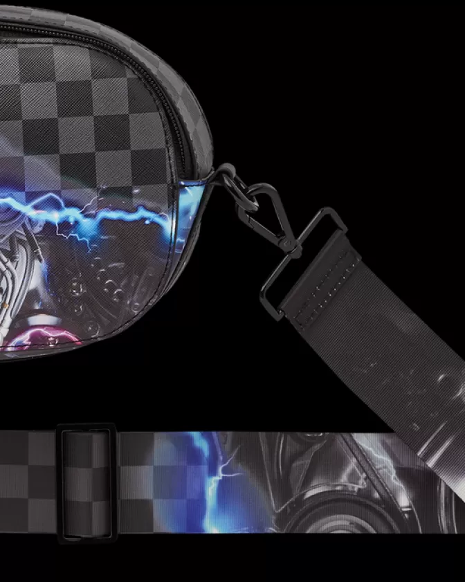 Sprayground Essential Zaino Convertibile - Borse Crossbody Stile Urban con Design Futuristico