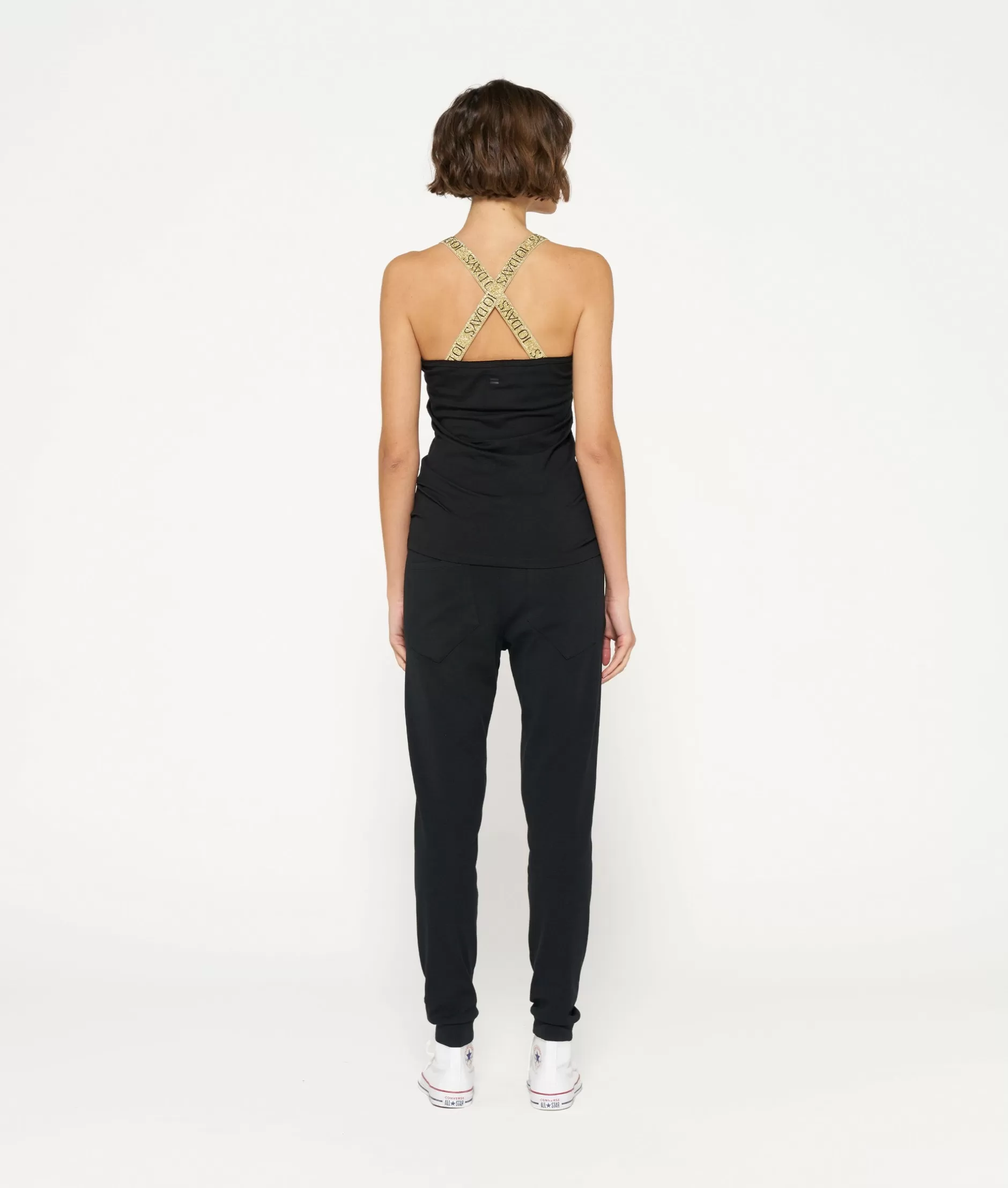 Donna Top Avvolgente 10-Giorni con Riflessi Lurex - Stilizzato per Look Brillanti