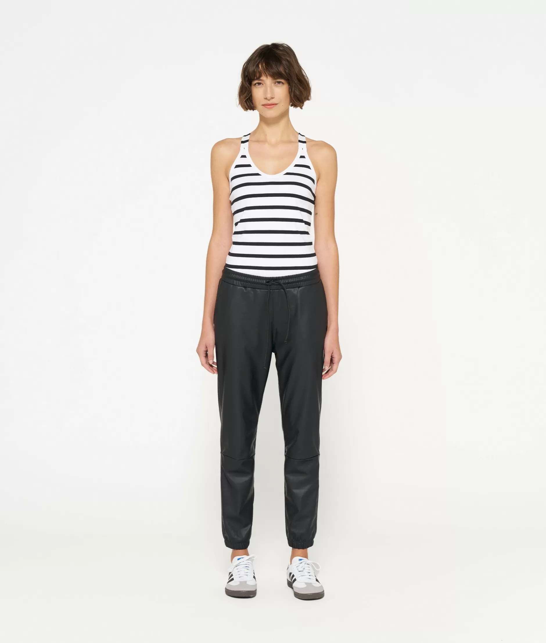 10DAYS Donna - Camicia Wrap con Strisce Eleganti per Look Casual e Chic