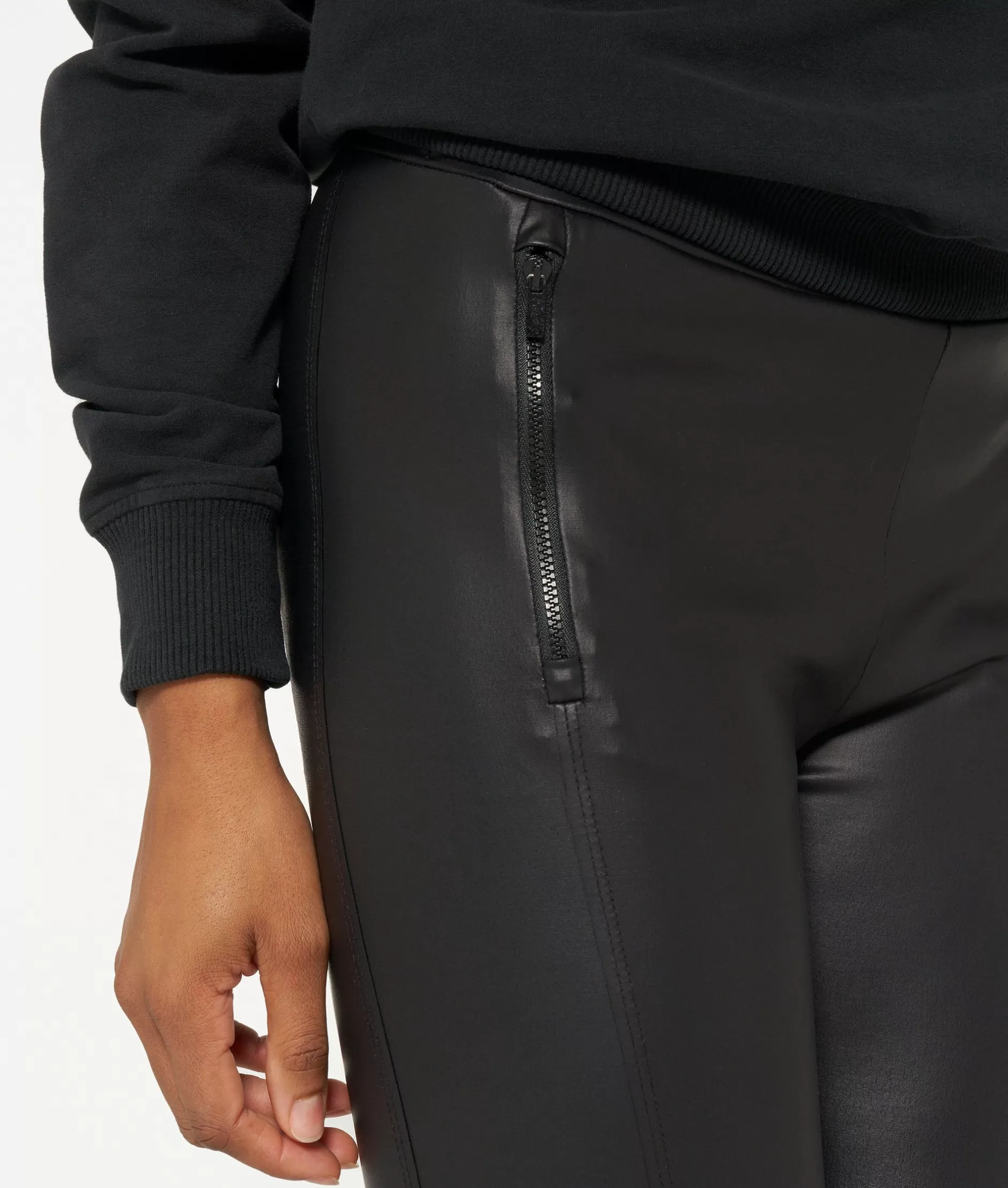 Leggings Donna 10 Giorni - Modello con Cerniere Laterali, Comode e Stilose per Allenamento o Tempo Libero