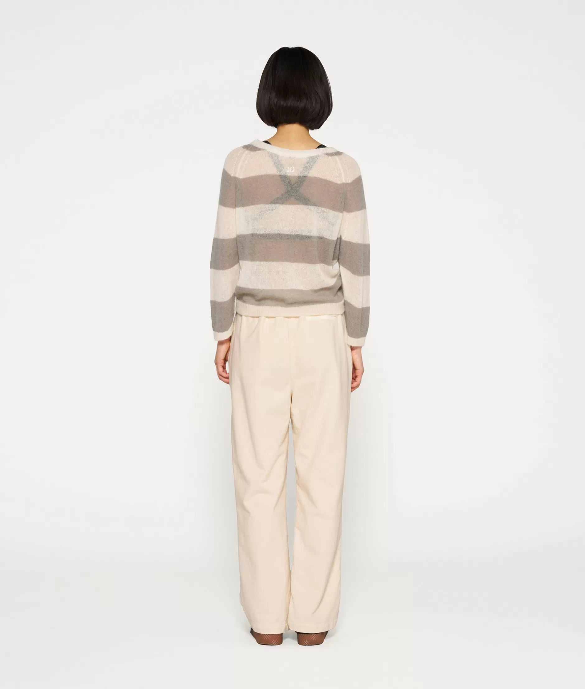 Maglione Donna 10DAYS - Lavorazione Leggera con Righe Eleganti, Confezione Comoda per Stile Casual e Moderno