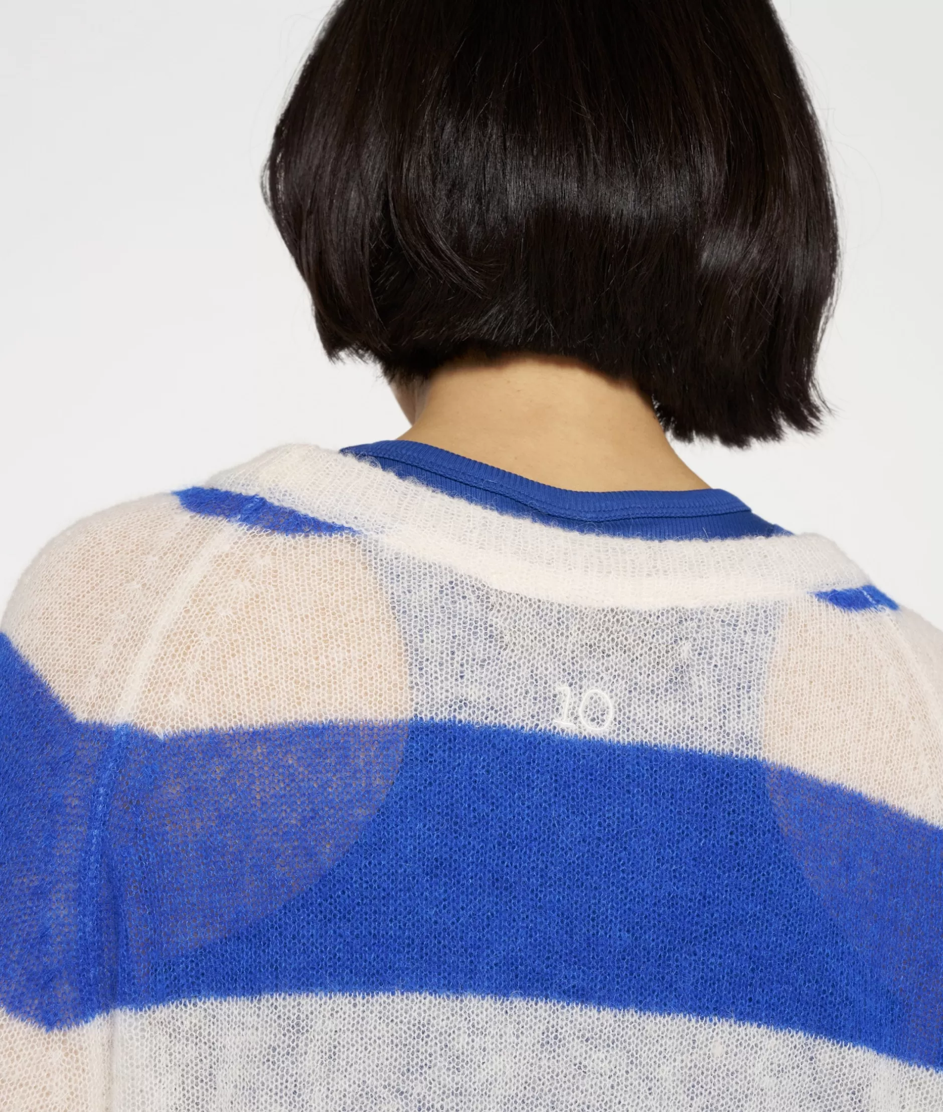 Maglione Donna 10DAYS in Tessuto Sottile - Righe Eleganti con Lavorazione Leggera, Stile Casual Confortevole per Tutto il Giorno