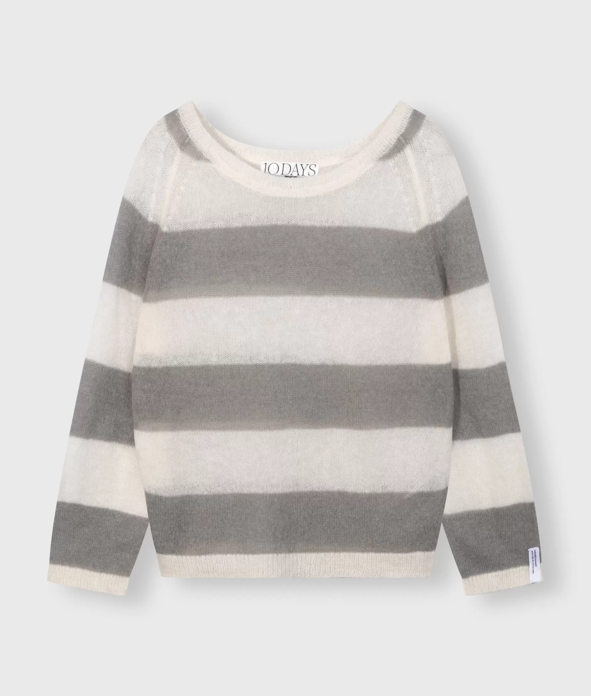 Maglione Donna 10DAYS - Lavorazione Leggera con Righe Eleganti, Confezione Comoda per Stile Casual e Moderno