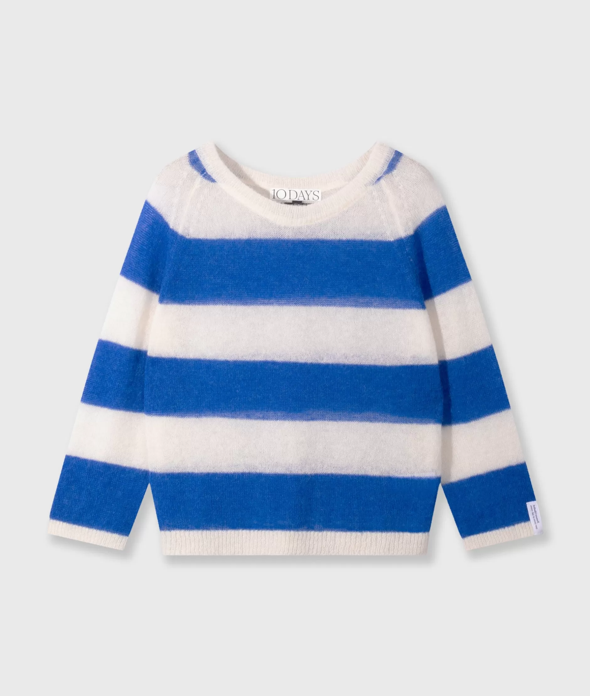 Maglione Donna 10DAYS in Tessuto Sottile - Righe Eleganti con Lavorazione Leggera, Stile Casual Confortevole per Tutto il Giorno