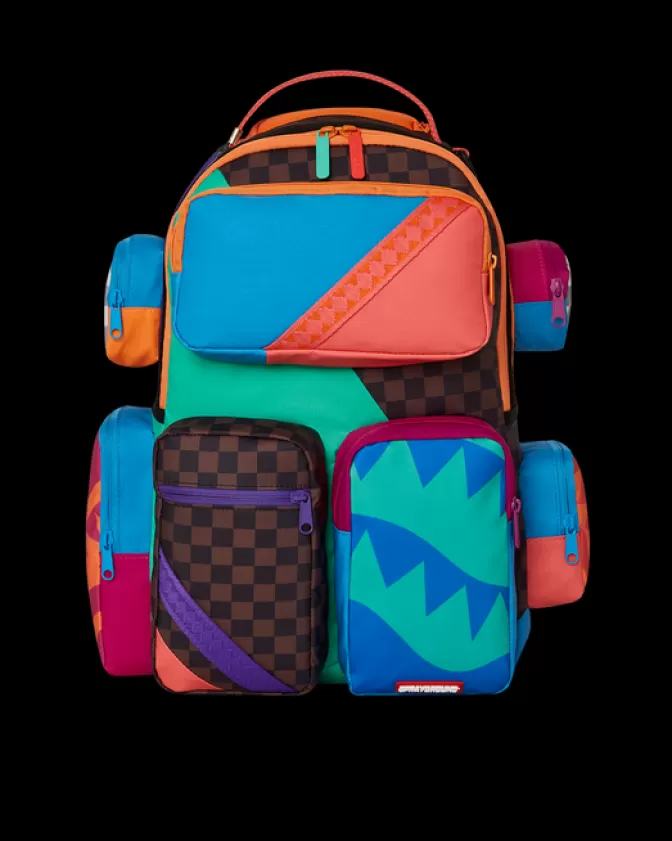Zaino Sprayground Militare Retrò - Design Unico Ispirato agli Anni '90 per Stile e Durabilità