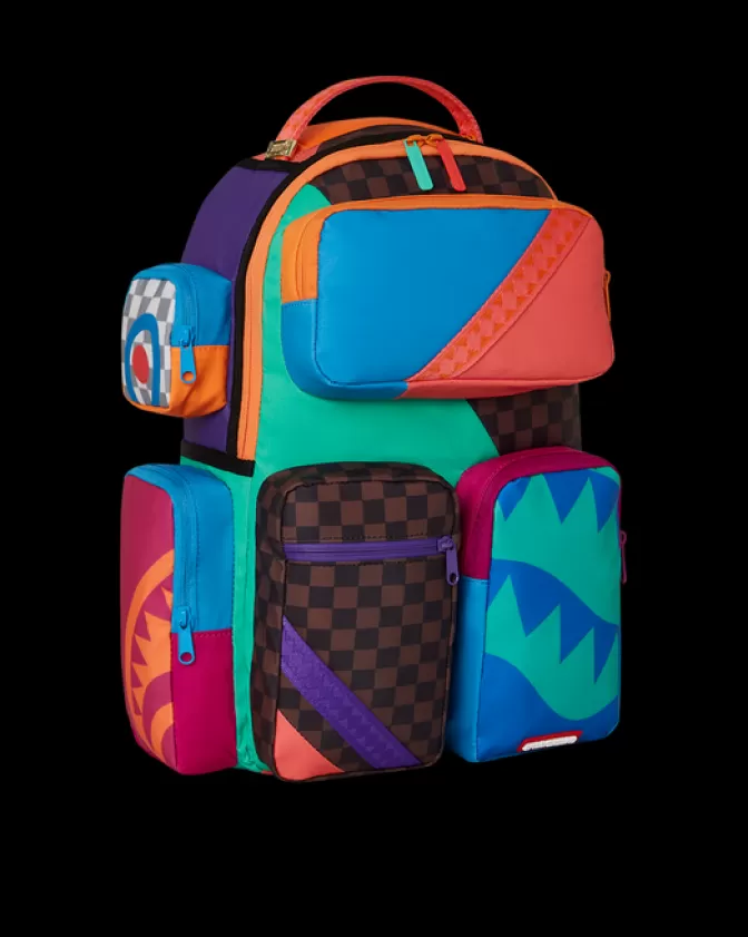 Zaino Sprayground Militare Retrò - Design Unico Ispirato agli Anni '90 per Stile e Durabilità