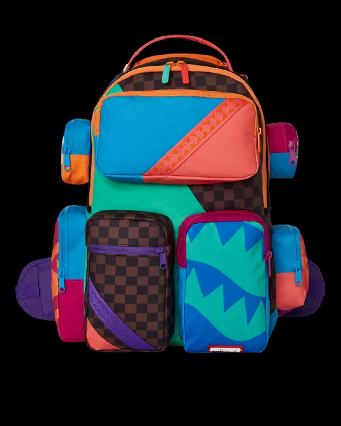 Zaino Sprayground Militare Retrò - Design Unico Ispirato agli Anni '90 per Stile e Durabilità