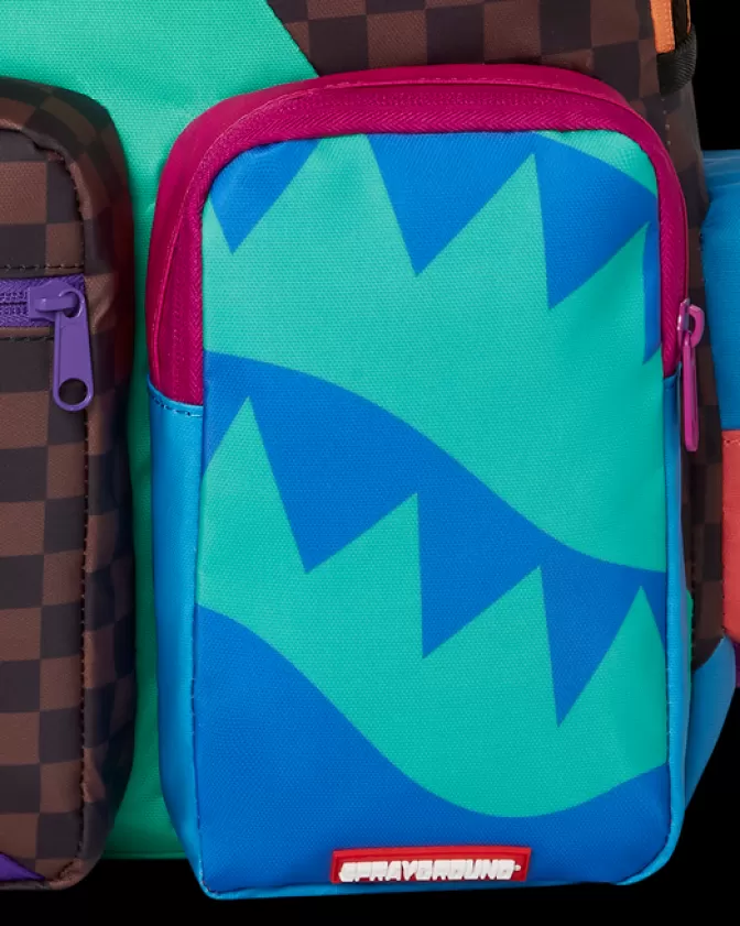 Zaino Sprayground Militare Retrò - Design Unico Ispirato agli Anni '90 per Stile e Durabilità