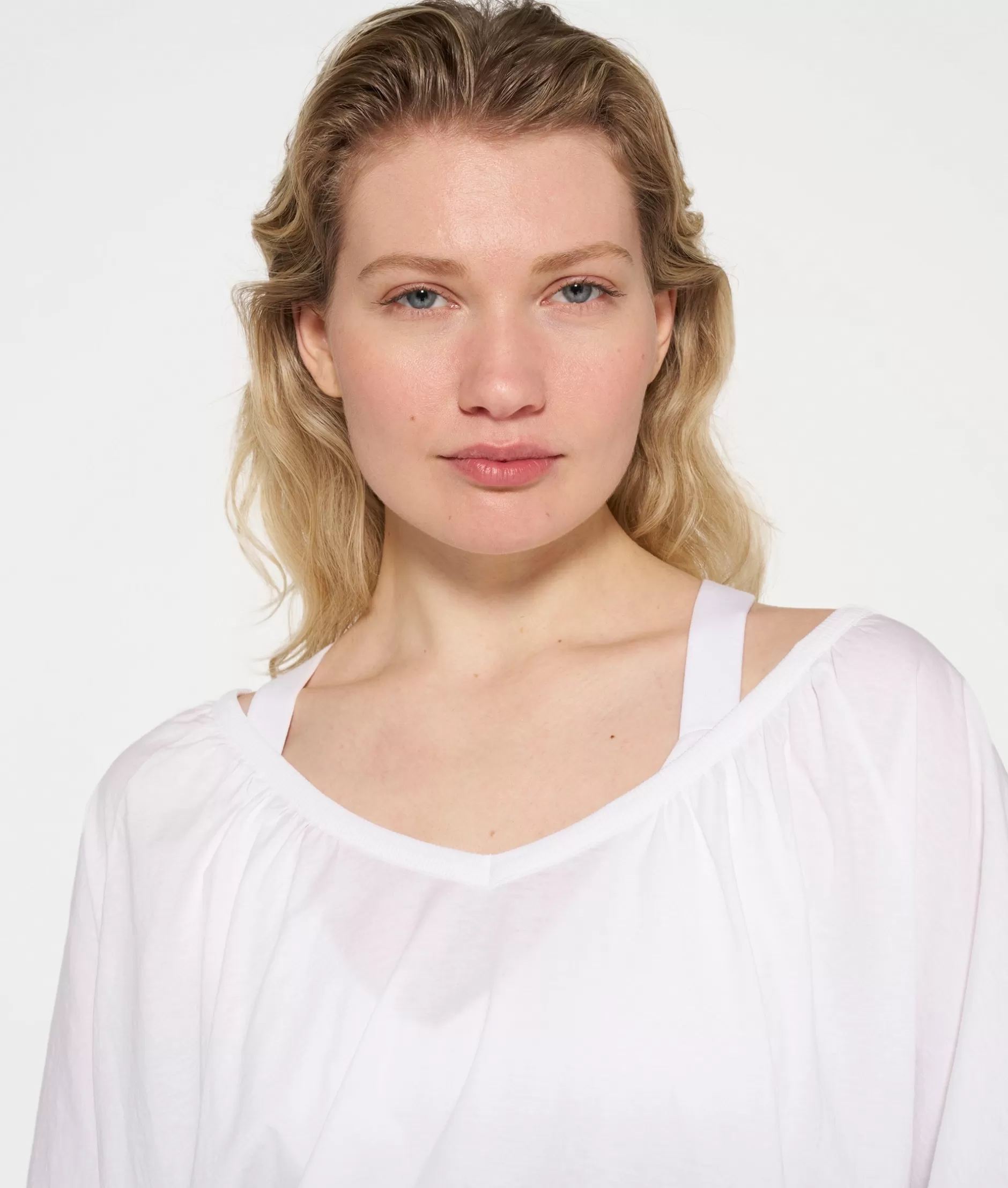 Maglia Donna 10DAYS Manica Lunga con Nodo Decorativo - T-Shirt Stilizzata per Look Casual ed Elegante