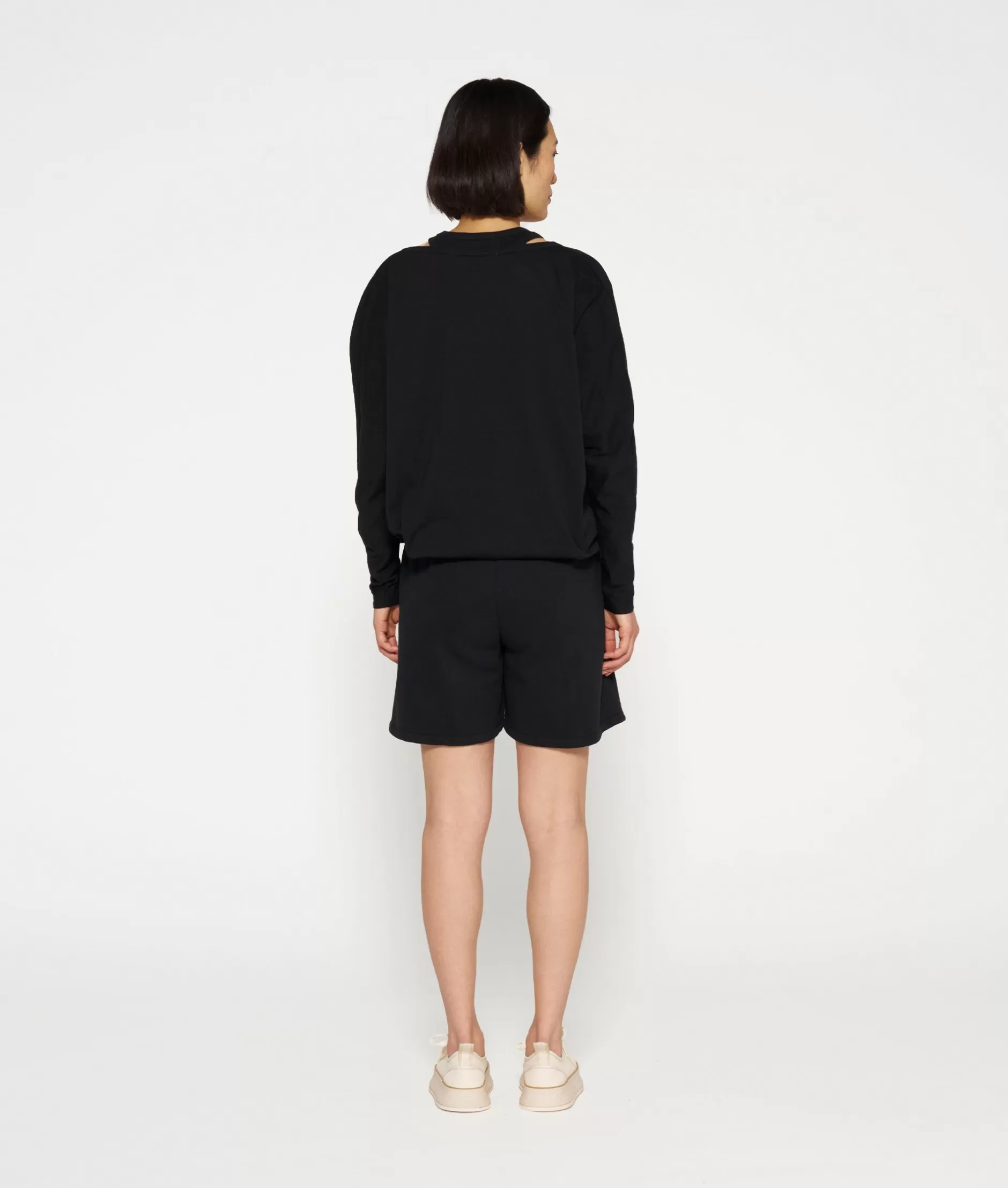 Maglie Donna 10Days con Dettaglio Nodo - T-Shirt a Maniche Lunghe Stile Casual