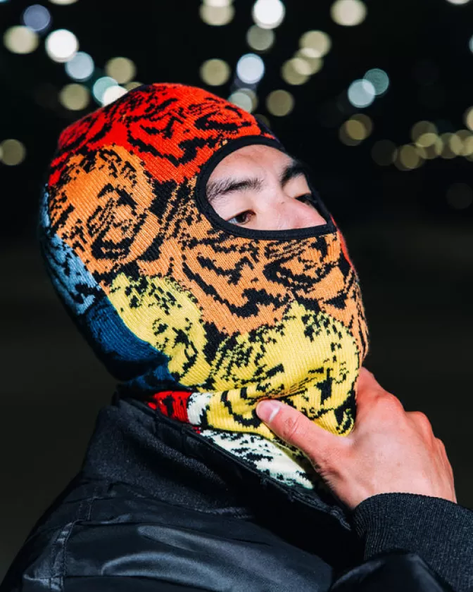 Passamontagna Sprayground - Stile Tiger Squad per Temperature Polari | Accessori Termici Antigelo con Design Aggressivo