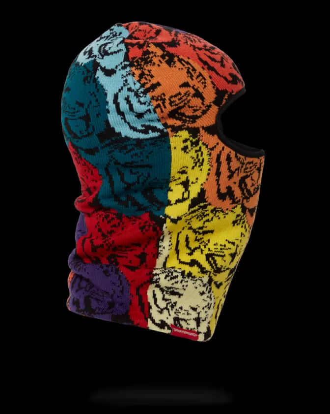 Passamontagna Sprayground - Stile Tiger Squad per Temperature Polari | Accessori Termici Antigelo con Design Aggressivo