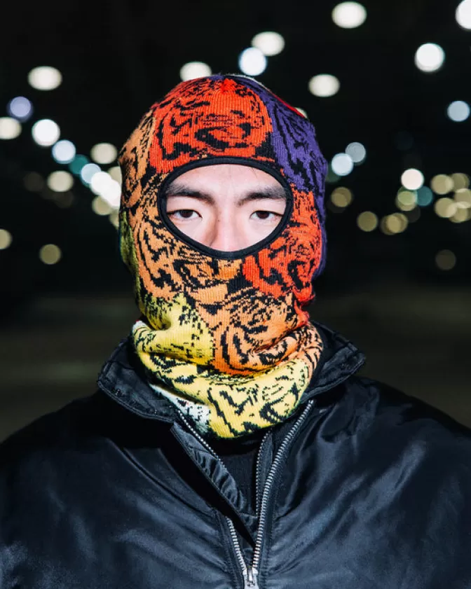 Passamontagna Sprayground - Stile Tiger Squad per Temperature Polari | Accessori Termici Antigelo con Design Aggressivo