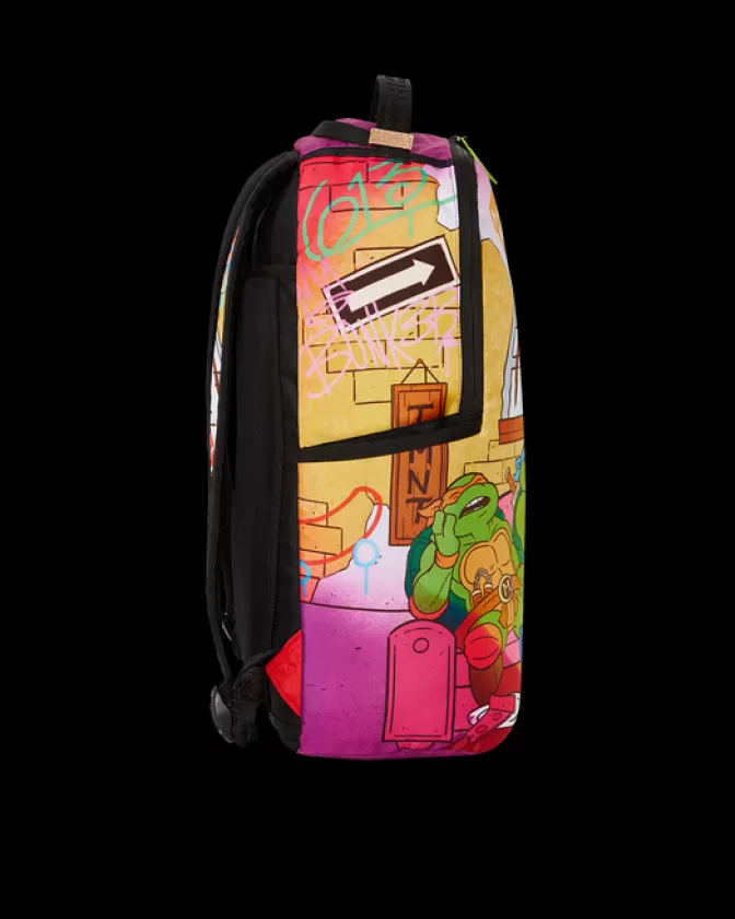 Zaino Sprayground Collezione Tartarughe Ninja: Luci Notturne con Design Esclusivo