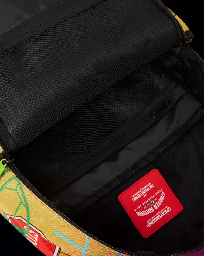 Zaino Sprayground Collezione Tartarughe Ninja: Luci Notturne con Design Esclusivo