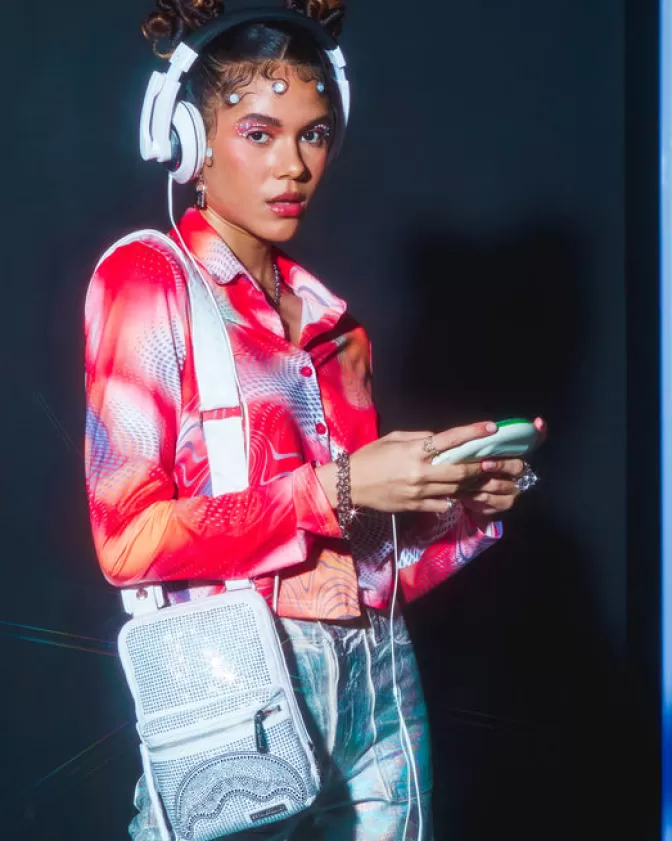 Sprayground Borse Crossbody con Cristalli Trinity - Lusso Unisex e Design Moderno