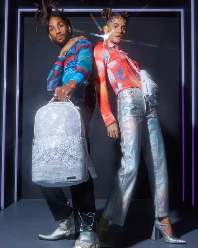 Sprayground Borse Crossbody con Cristalli Trinity - Lusso Unisex e Design Moderno