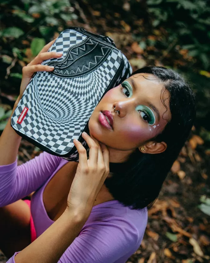 Borse Cosmetiche Sprayground - Portavalori da Viaggio con Stampa Psichedelica