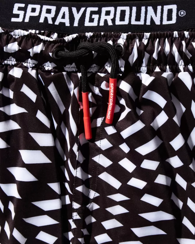 Sprayground® Costumi da Bagno Uomo Corti - Stampa Psichedelica Moda Estiva