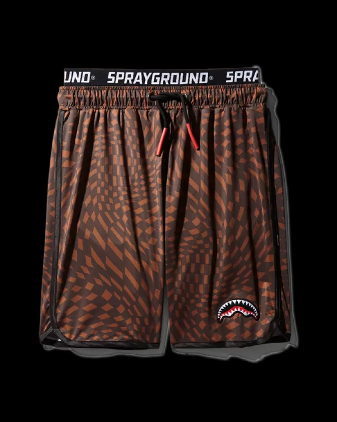 Sprayground Costume da Bagno Corto Uomo - Design Unico Trippy Henny Stampa Psichedelica, Pantaloncini Nuoto Estivo 2024