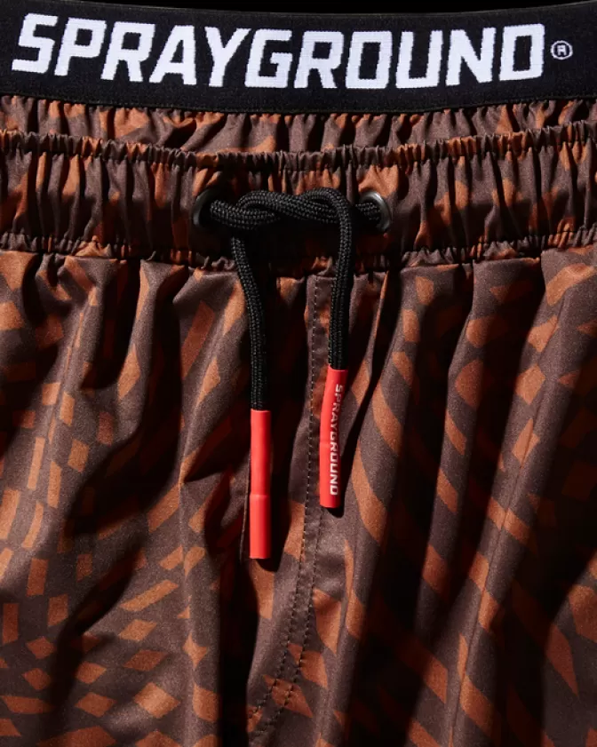 Sprayground Costume da Bagno Corto Uomo - Design Unico Trippy Henny Stampa Psichedelica, Pantaloncini Nuoto Estivo 2024