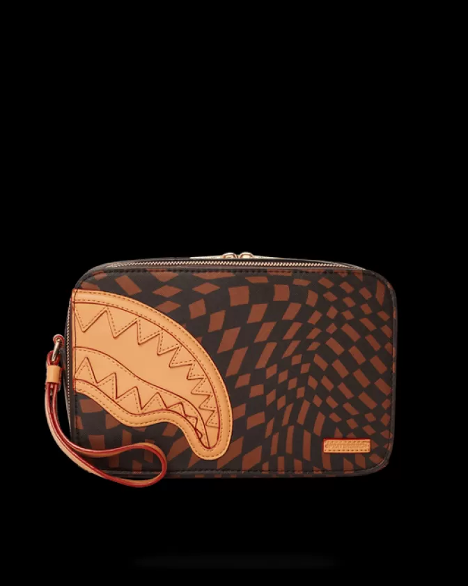 Sprayground Borsa Cosmetici Multiuso - Portavalori Stile Trippy Henny con Design Futurista