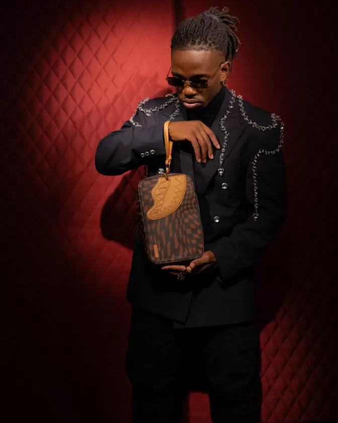 Sprayground Borsa Cosmetici Multiuso - Portavalori Stile Trippy Henny con Design Futurista