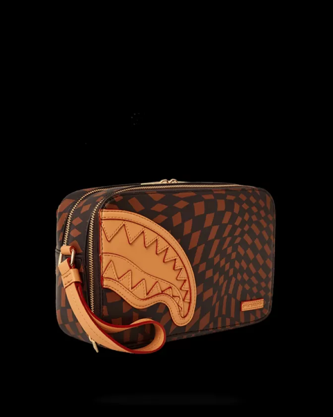 Sprayground Borsa Cosmetici Multiuso - Portavalori Stile Trippy Henny con Design Futurista