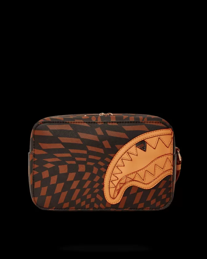 Sprayground Borsa Cosmetici Multiuso - Portavalori Stile Trippy Henny con Design Futurista