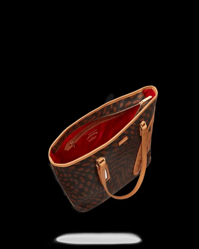 Borse a Tracolla Sprayground | Modello Henny Visionario con Stampa Psichedelica - Design Unico per Stile Urbano, Capienza Generosa e Fodera Personalizzata