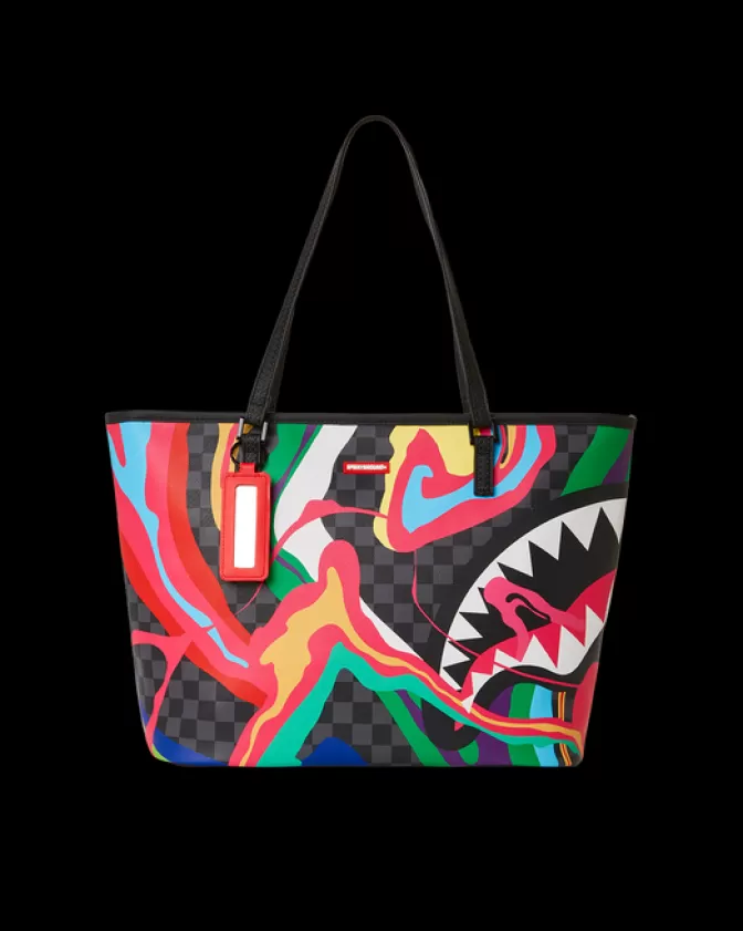 Sprayground - Borsa Trippy Taffy con Stampa Psichedelica, Capiente e Resistente per Ogni Occasione