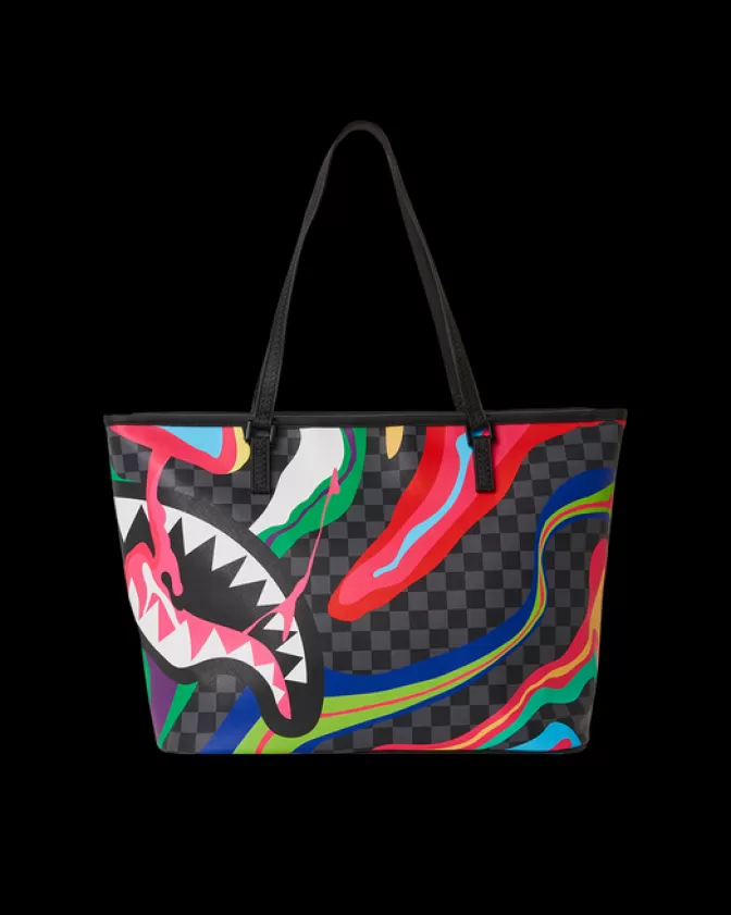 Sprayground - Borsa Trippy Taffy con Stampa Psichedelica, Capiente e Resistente per Ogni Occasione