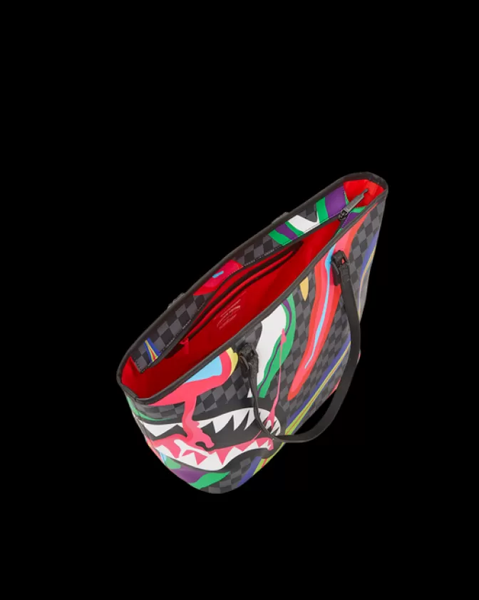 Sprayground - Borsa Trippy Taffy con Stampa Psichedelica, Capiente e Resistente per Ogni Occasione